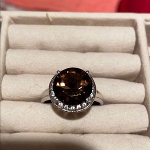 🦃Genuine Smoky Quartz Ring.